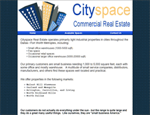 Tablet Screenshot of cityspacetexas.com